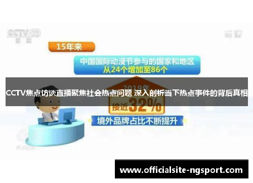 CCTV焦点访谈直播聚焦社会热点问题 深入剖析当下热点事件的背后真相